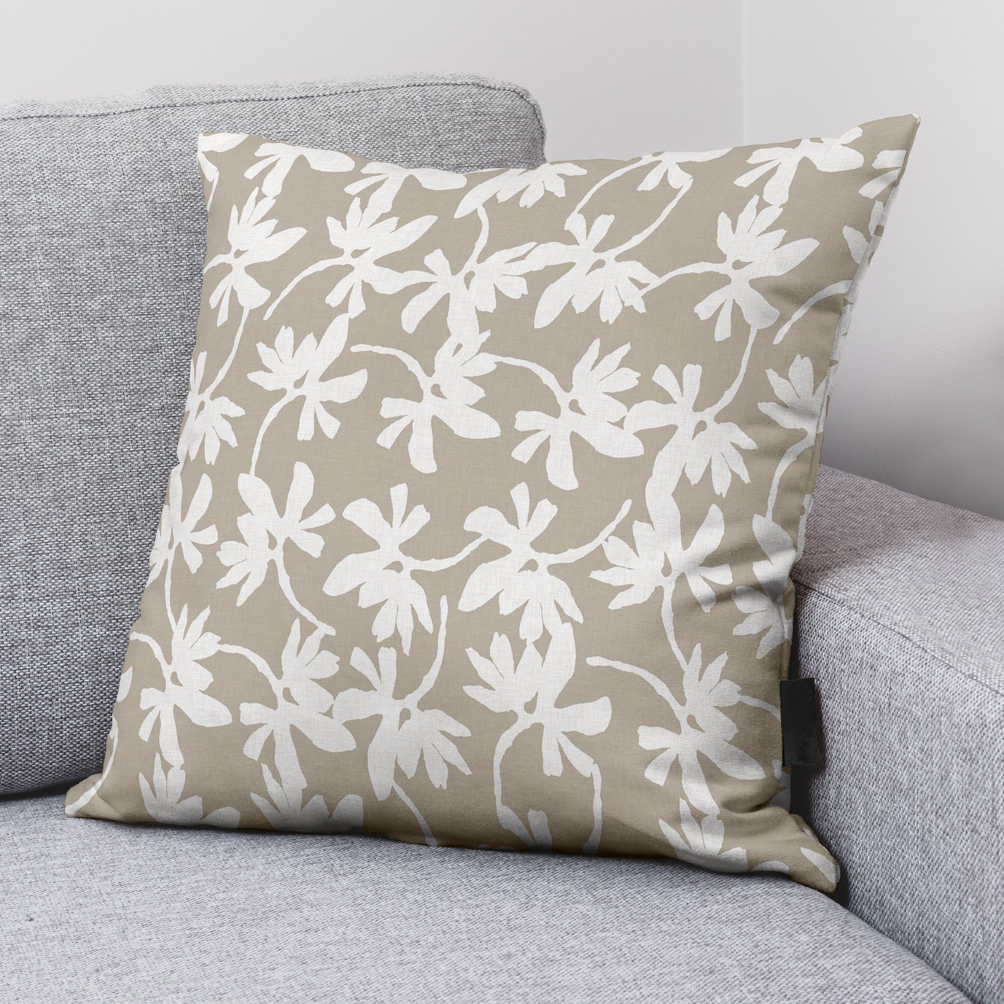 Funda de cojín Halton Marrón 45x45 cm